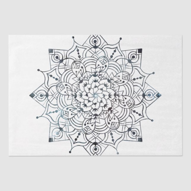 Papier Mousseline Conception de la série Mandala 23 (Recto)