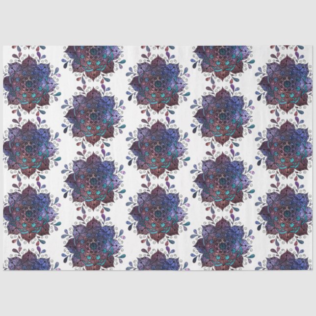 Papier Mousseline Conception de la série Mandala 6 (Recto)