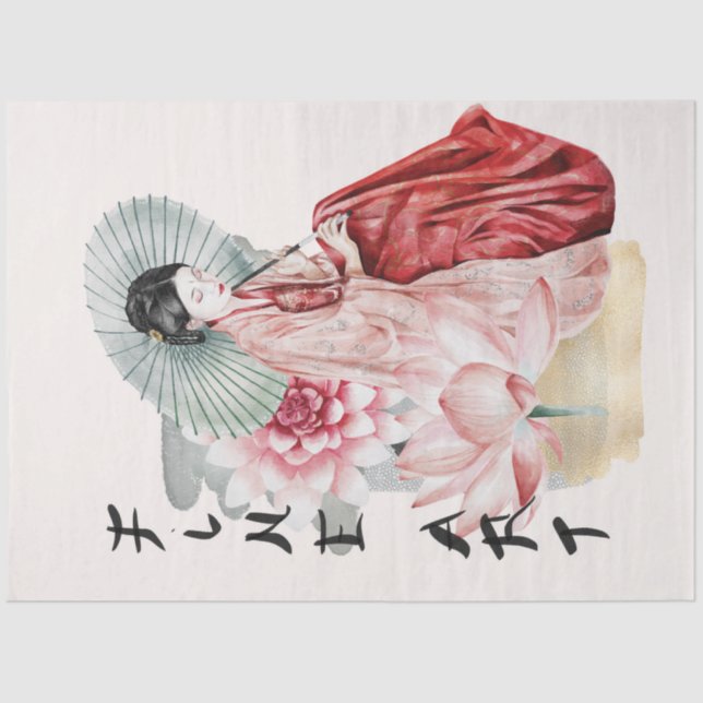 Papier Mousseline Conception de la série Okinawa 15 (Recto)