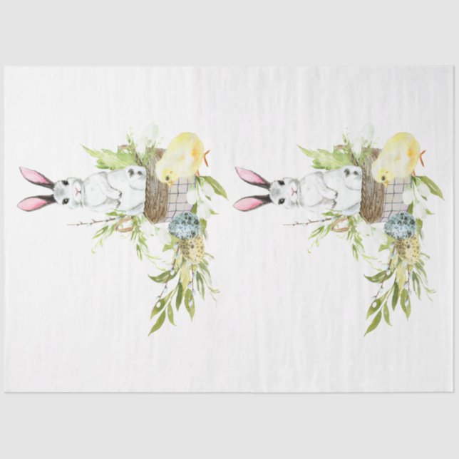 Papier Mousseline Conception de la série Pâques 5 (Recto)