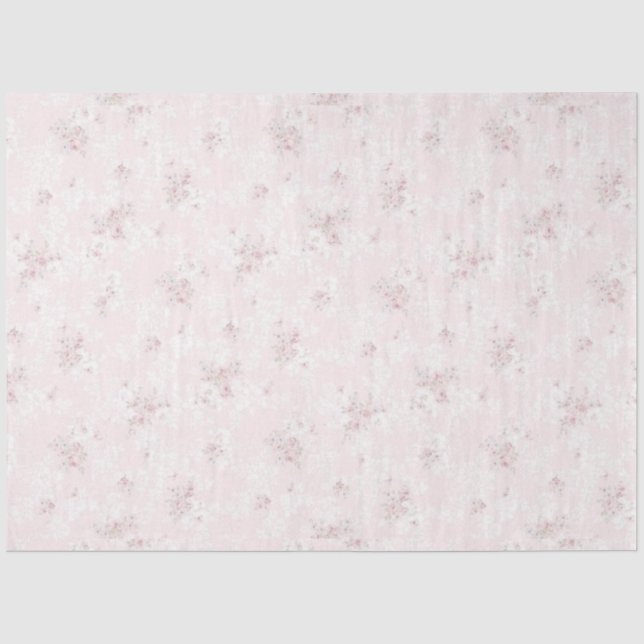 Papier Mousseline Conception de la série Rose Shabby Chic 1 (Recto)