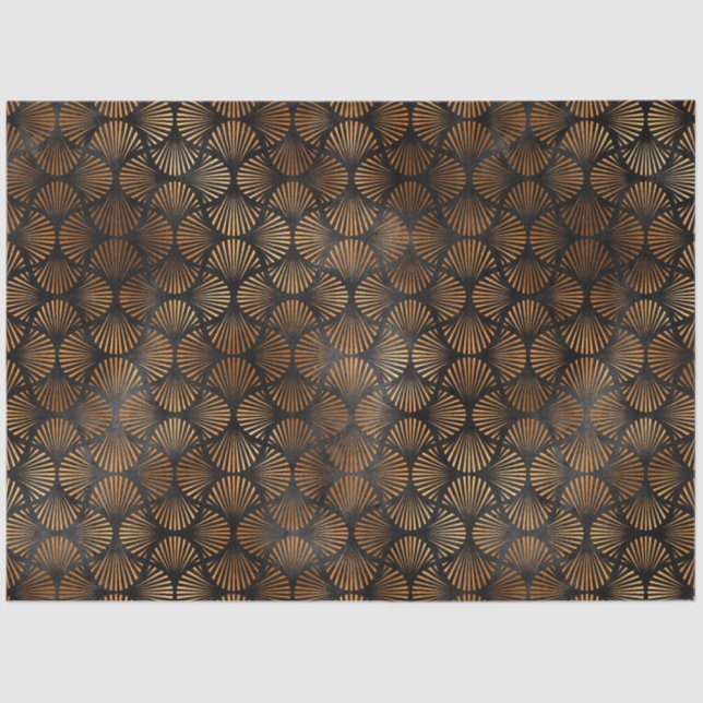 Papier Mousseline Conception de la série Tiger en cuivre 13 (Recto)