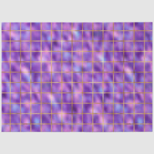 Papier Mousseline Conception de la série violet et or 3