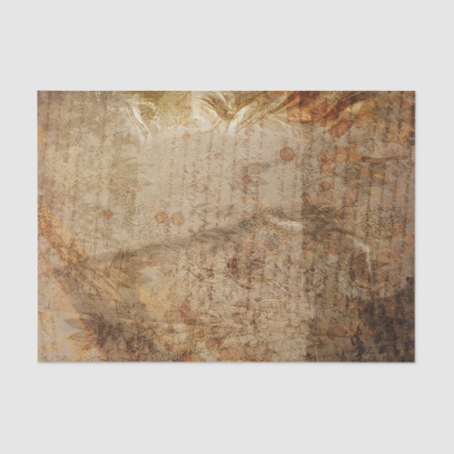 Papier Mousseline Conception de lettre vintage (Recto)