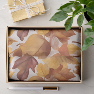 Papier Mousseline Conception de motif de couleurs aux tons feuillus