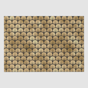 Papier Mousseline Conception de motif rayonnant en éventail Art Déco