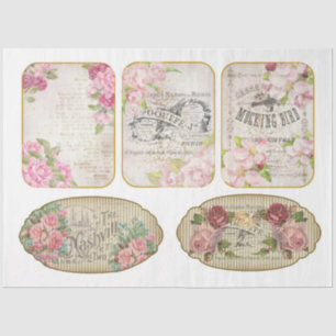 Papier Mousseline Conception de série chic Shabby victorien 11
