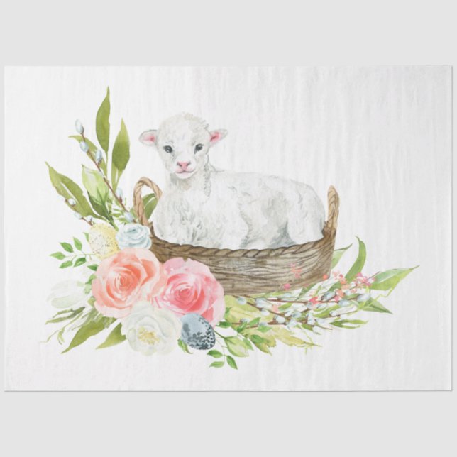 Papier Mousseline Conception de série de Pâques mignonne 3 (Recto)