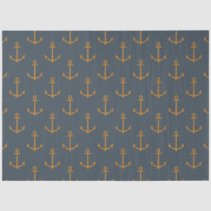 Papier Mousseline Conception de série nautique foncée 6