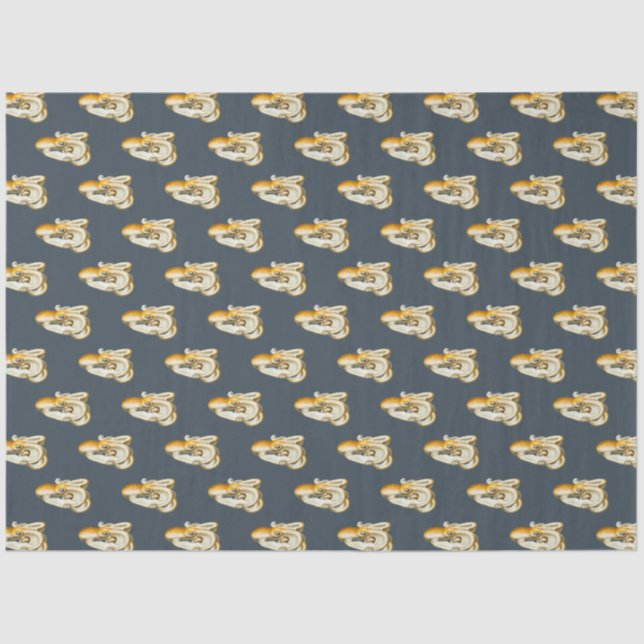 Papier Mousseline Conception de série nautique foncée 9 (Recto)