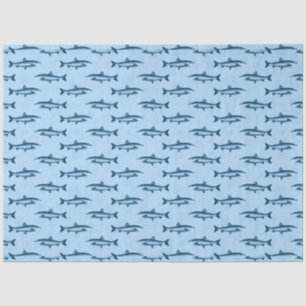 Papier Mousseline Conception de série nautique rose et bleu 10