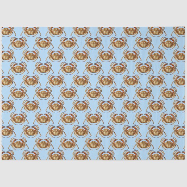 Papier Mousseline Conception de série Nautique rose et bleu 3 (Recto)