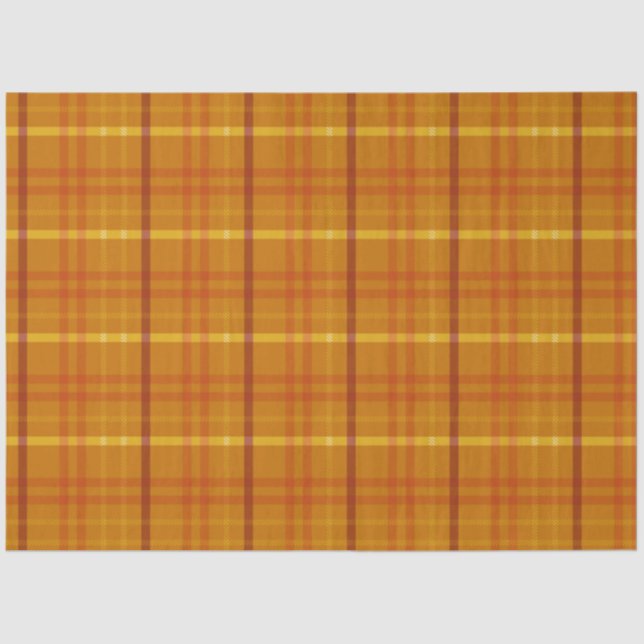 Papier Mousseline Conception de série Plaid Automne 6 (Recto)