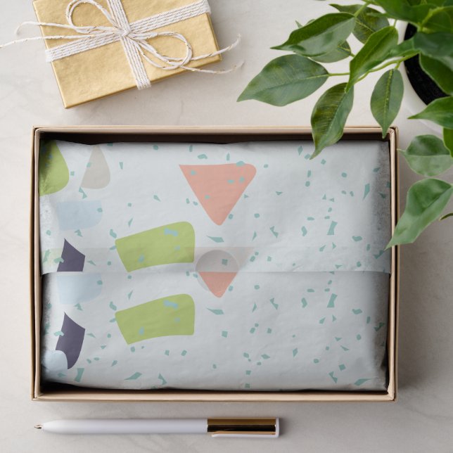 Papier Mousseline Conception de texture abstraite moderne (Cadeau)