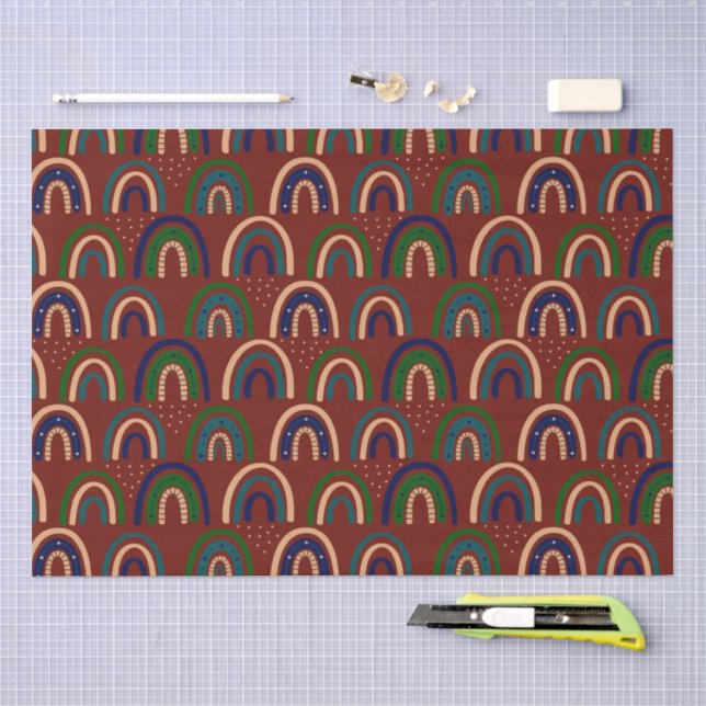 Papier Mousseline Conception de texture abstraite moderne (Artisanat)