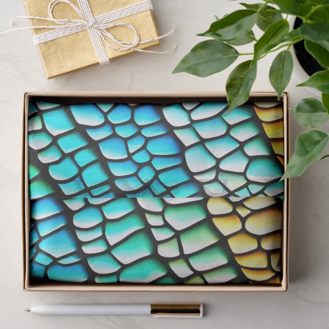 Papier Mousseline Conception de texture abstraite moderne (Cadeau)