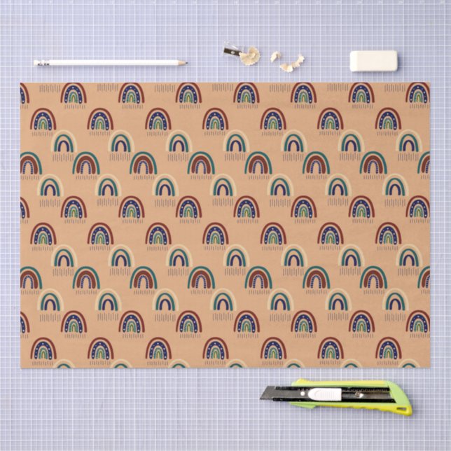 Papier Mousseline Conception de texture abstraite moderne (Artisanat)