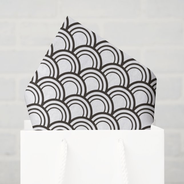 Papier Mousseline Conception de texture abstraite moderne (Sac cadeau)