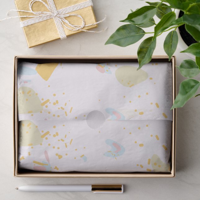 Papier Mousseline Conception de texture abstraite moderne (Cadeau)