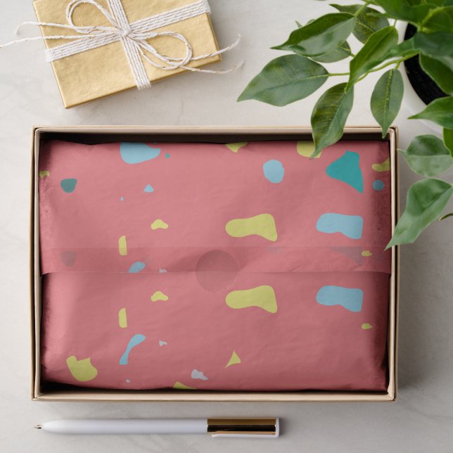 Papier Mousseline Conception de texture abstraite moderne (Cadeau)