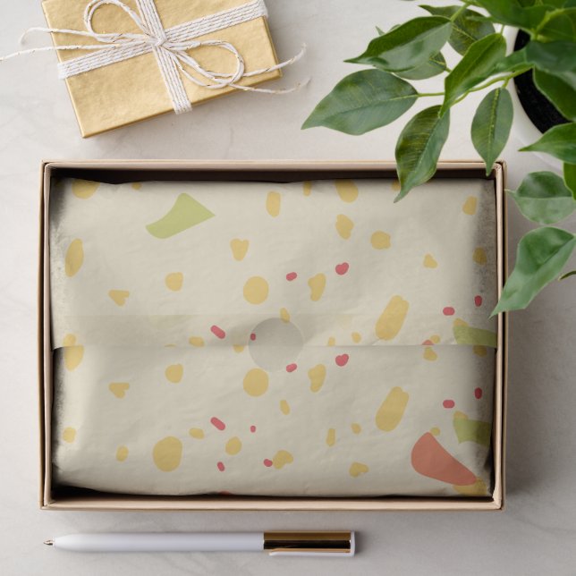 Papier Mousseline Conception de texture abstraite moderne (Cadeau)