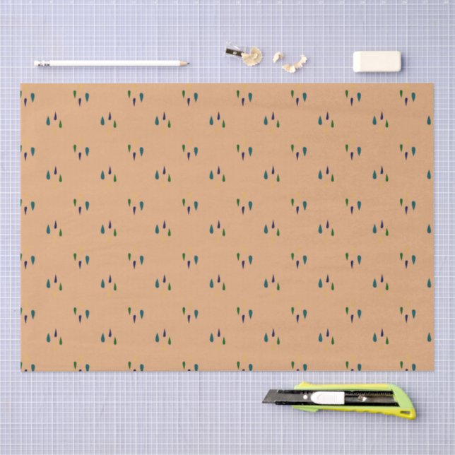Papier Mousseline Conception de texture abstraite moderne (Artisanat)