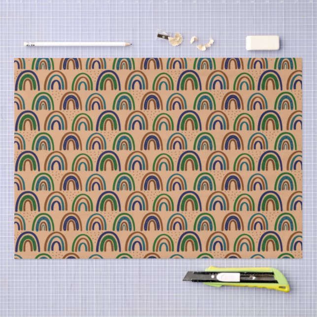 Papier Mousseline Conception de texture abstraite moderne (Artisanat)