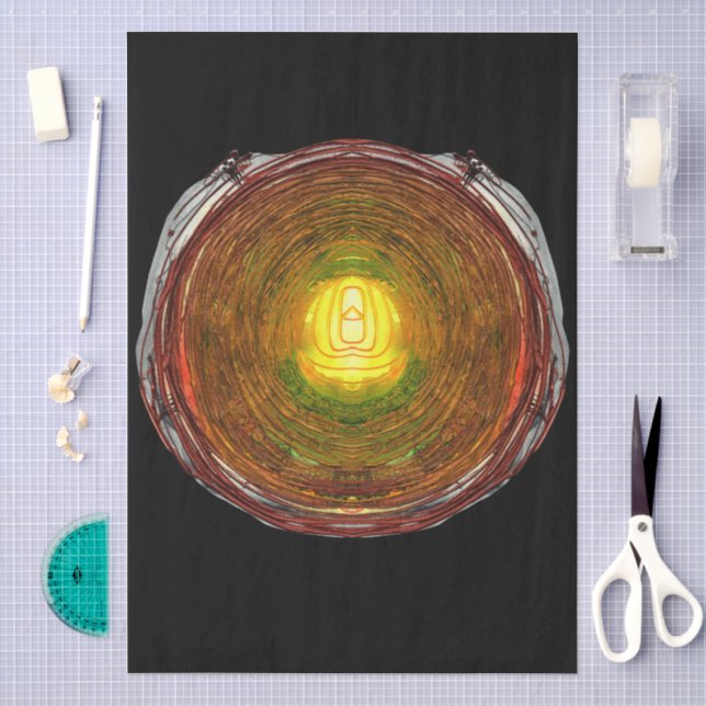 Papier Mousseline Conception de texture abstraite moderne  (Artisanat)