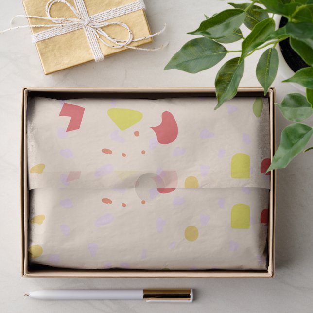 Papier Mousseline Conception de texture abstraite moderne (Cadeau)