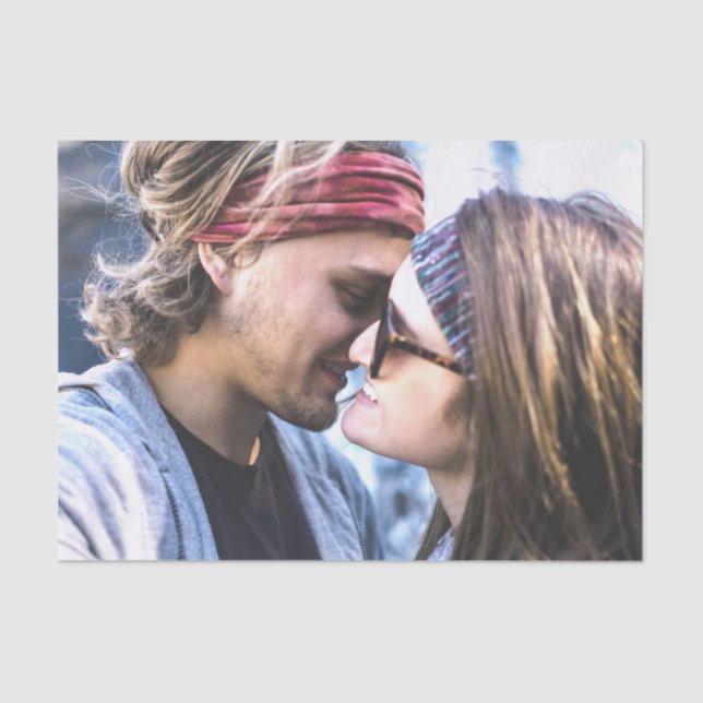 Papier Mousseline Conception Modèle photo personnalisée (Recto)