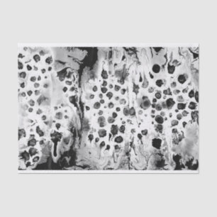 Papier Mousseline Conception noire et blanche de texture de l'eau,
