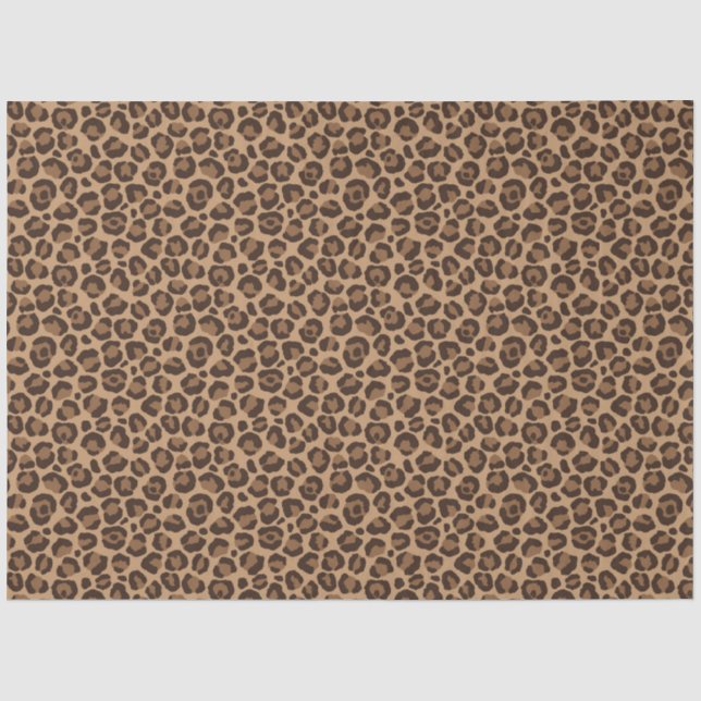 Papier Mousseline Conception Série Classic Léopard 12 (Recto)