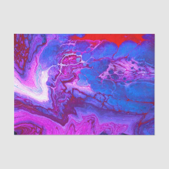 Papier Mousseline Conceptions de marbre violet de coulée de fluide a (Recto)