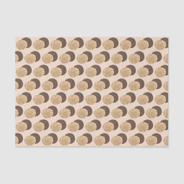 Papier Mousseline Conchas Pan mexicain Dulce Sweet Bread Panadería (Recto)