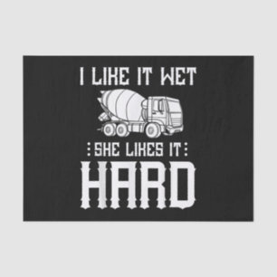 Papier Mousseline Concrete Finisher Worker Cement Mixer Truck Driver