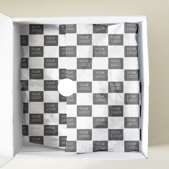 Papier Mousseline Conditionnement du logo commercial de l'entreprise (Créateur téléchargé)