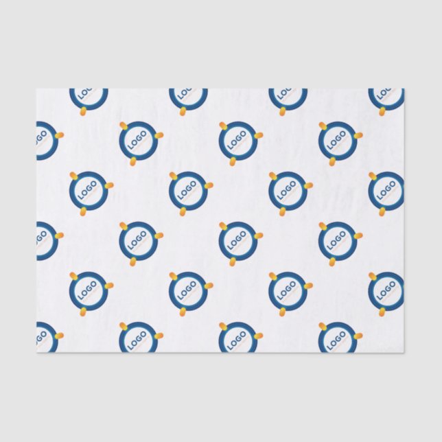 Papier Mousseline Conditionnement du logo personnalisé de l'entrepri (Recto)