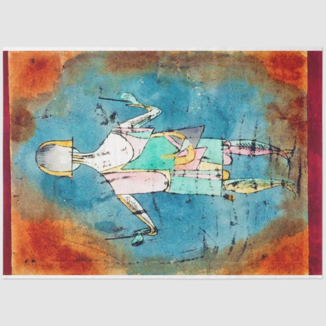 Papier Mousseline Conducteur de musique (Joueur), Klee (Recto)