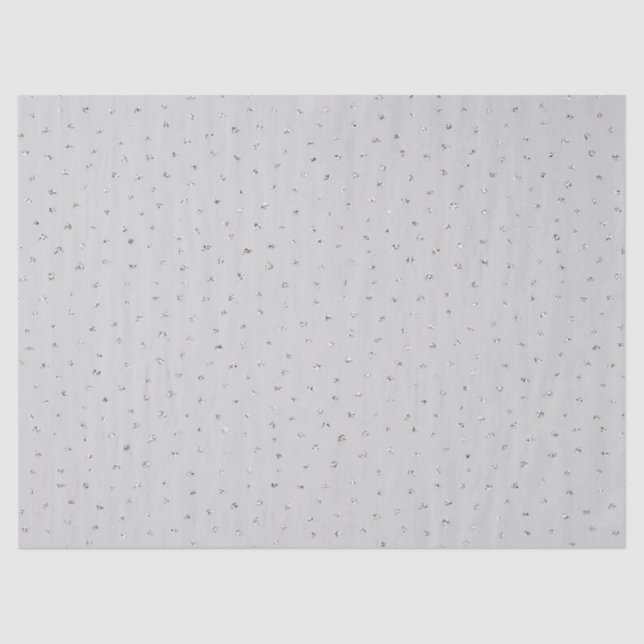 Papier Mousseline Confetti gris argenté (Recto)