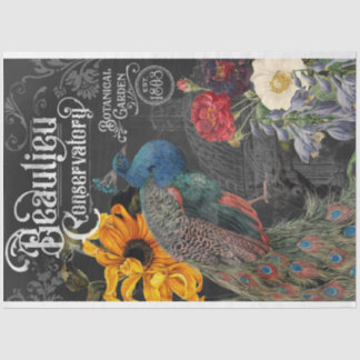 Papier Mousseline Conservatoire et jardin botanique de Peacock vinta