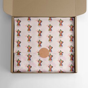 Papier Mousseline Conserver le calme et boire du café Citation café 