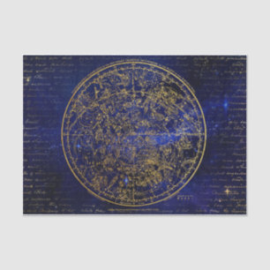 Papier Mousseline Constellation - Hémisphère Nord - découpage pa