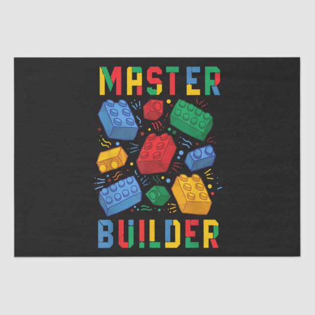 Papier Mousseline Constructeur de briques Blocs amusants Bâtiment Ma (Recto)