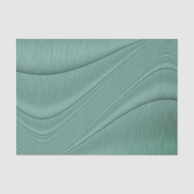 Papier Mousseline Contour scintillant vert sauge (Recto)