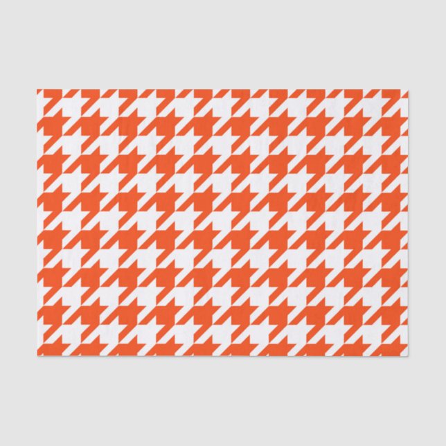Papier Mousseline Contrôle de la jambe orange et blanche (Recto)
