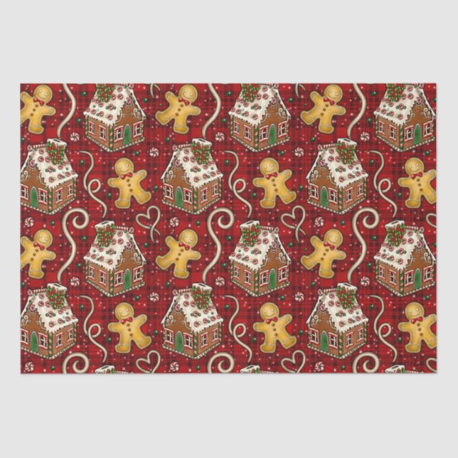 Papier Mousseline Cookies de Noël (Recto)