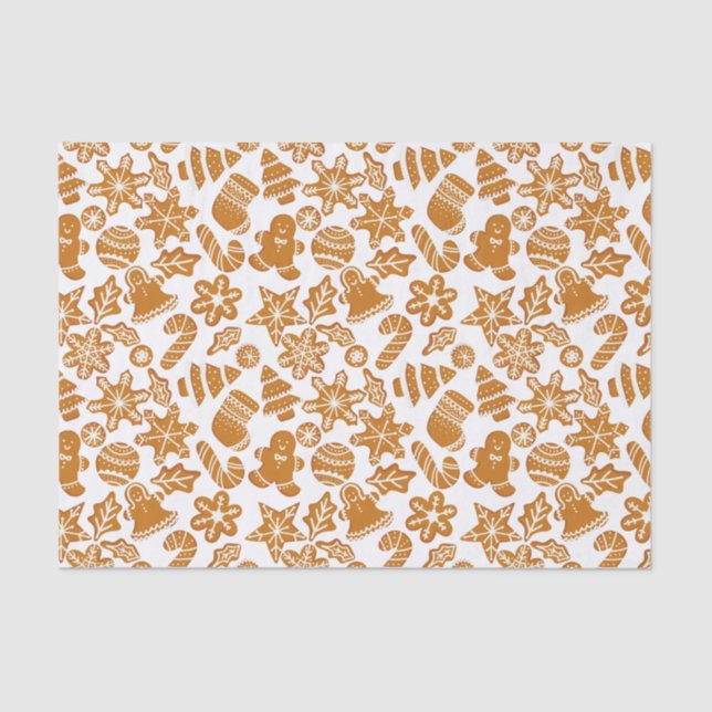 Papier Mousseline Cookies de sucre de Noël (Recto)