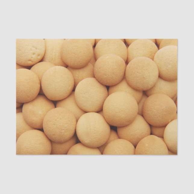 Papier Mousseline Cookies de sucre doré (Recto)