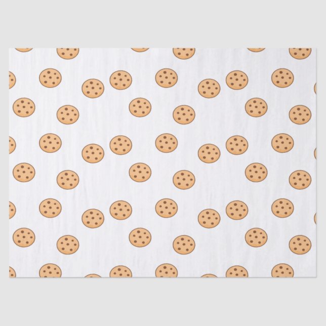 Papier Mousseline cookies sur blanc (Recto)