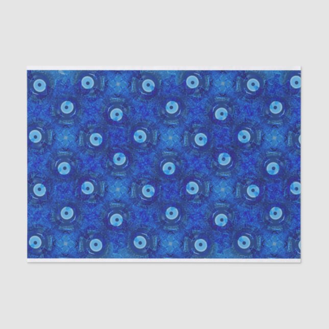 Papier Mousseline Cool, art numérique moderne de motif d'oeil (Recto)